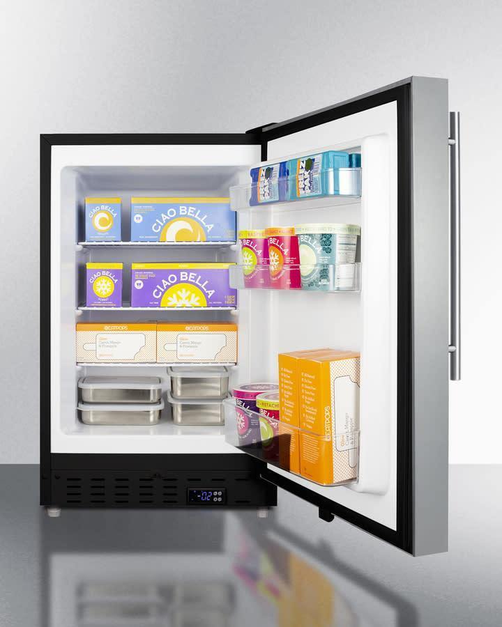 Summit All-Freezer 20" 2.68 cu.ft. Stainless Steel All-Freezer - ADA Compliant Summit All-Freezer 20" 2.68 cu.ft. Stainless Steel All-Freezer - ADA Compliant