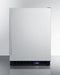 Summit - 24" Wide Built-In All-Freezer With Icemaker