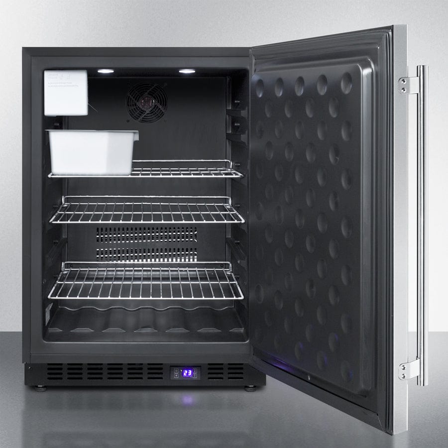 Summit - 24" Wide Built-In All-Freezer With Icemaker Summit - 24" Wide Built-In All-Freezer With Icemaker