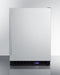 Summit - 24" Wide Built-In All-Freezer With Icemaker