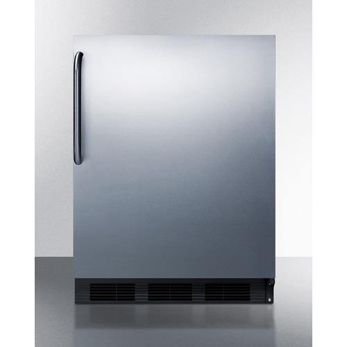 Summit All-Refrigerator 24" 5.5 cu. ft. Stainless Steel Undercounter Compact Refrigerator Summit All-Refrigerator 24" 5.5 cu. ft. Stainless Steel Undercounter Compact Refrigerator