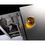 Summit All-Refrigerator Shallow Depth 24" Wide Outdoor Built-In All-Refrigerator With Slide-Out Storage Compartment Summit All-Refrigerator Shallow Depth 24" Wide Outdoor Built-In All-Refrigerator With Slide-Out Storage Compartment