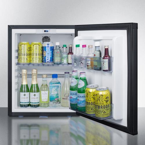 Summit All-Refrigerators 16" 0.7 cu.ft. Black with Lock Compact Minibar Summit All-Refrigerators 16" 0.7 cu.ft. Black with Lock Compact Minibar