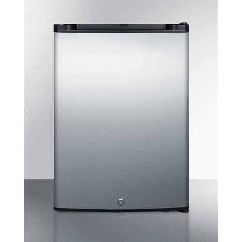 Summit All-Refrigerators 16" 1.1 cu.ft. Stainless Steel with Lock Compact Minibar