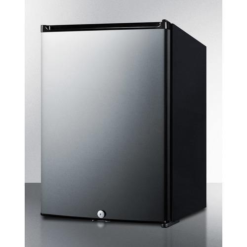 Summit All-Refrigerators 16" 1.1 cu.ft. Stainless Steel with Lock Compact Minibar Summit All-Refrigerators 16" 1.1 cu.ft. Stainless Steel with Lock Compact Minibar