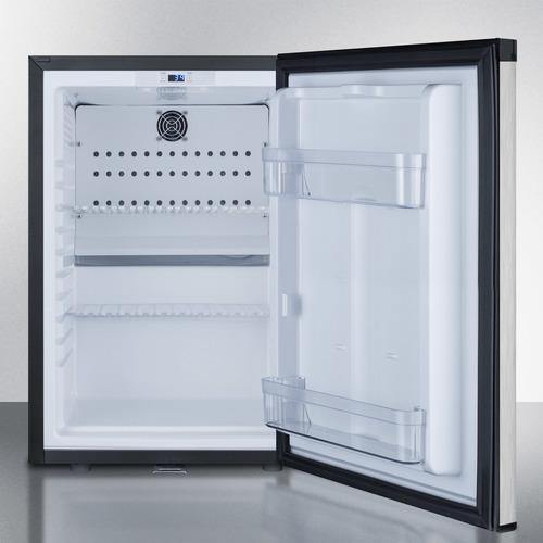 Summit All-Refrigerators 16" 1.1 cu.ft. Stainless Steel with Lock Compact Minibar Summit All-Refrigerators 16" 1.1 cu.ft. Stainless Steel with Lock Compact Minibar