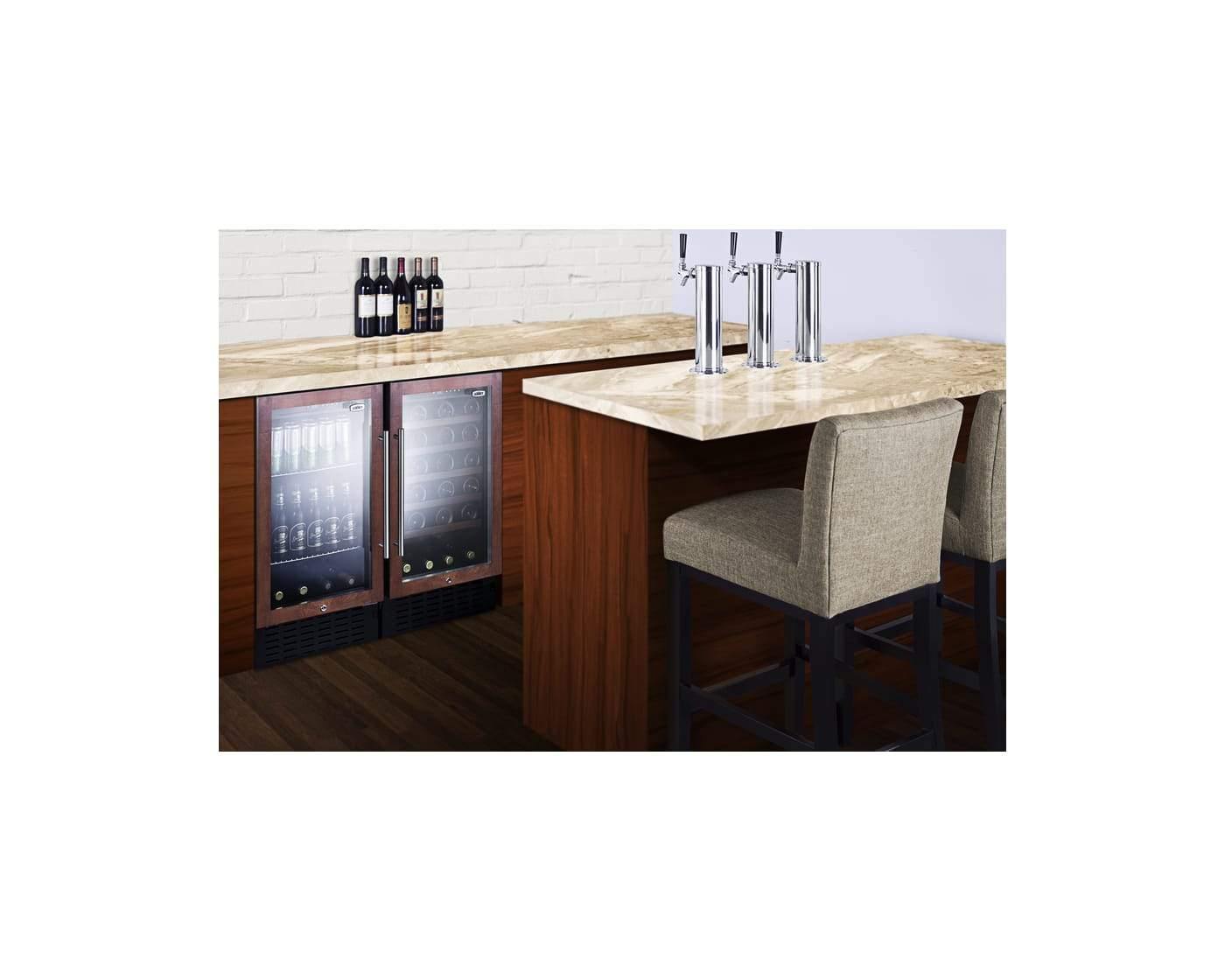 Summit All-Refrigerators 18" 2.7 cu. ft. Panel Ready Beverage Center Summit All-Refrigerators 18" 2.7 cu. ft. Panel Ready Beverage Center