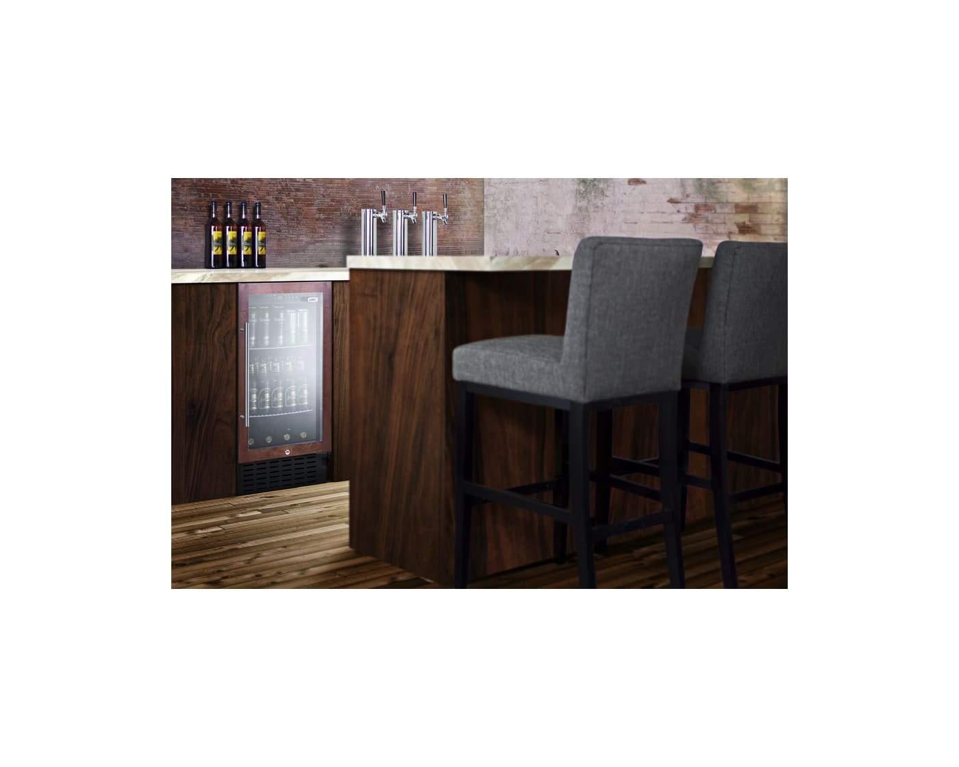 Summit All-Refrigerators 18" 2.7 cu. ft. Panel Ready Beverage Center Summit All-Refrigerators 18" 2.7 cu. ft. Panel Ready Beverage Center