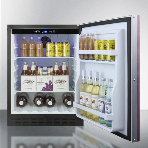 Summit All-Refrigerators 24" 4.2 cu.ft. Custom Panel Built-In Undercounter Compact Refrigerator - ADA Compliant Summit All-Refrigerators 24" 4.2 cu.ft. Custom Panel Built-In Undercounter Compact Refrigerator - ADA Compliant