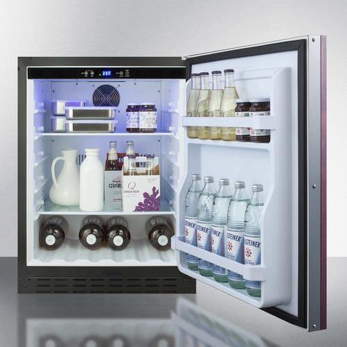 Summit All-Refrigerators 24" 4.2 cu.ft. Custom Panel Built-In Undercounter Compact Refrigerator - ADA Compliant Summit All-Refrigerators 24" 4.2 cu.ft. Custom Panel Built-In Undercounter Compact Refrigerator - ADA Compliant