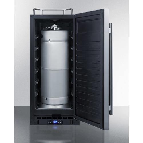 Summit Beer Dispensers 15" 2.9 cu.ft. Stainless Steel Built-In Kegerator Summit Beer Dispensers 15" 2.9 cu.ft. Stainless Steel Built-In Kegerator