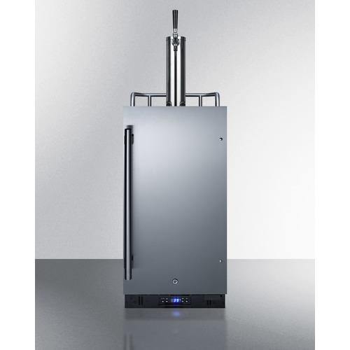Summit Beer Dispensers 15" 2.9 cu.ft. Stainless Steel Single Tap Built-In Kegerator Summit Beer Dispensers 15" 2.9 cu.ft. Stainless Steel Single Tap Built-In Kegerator