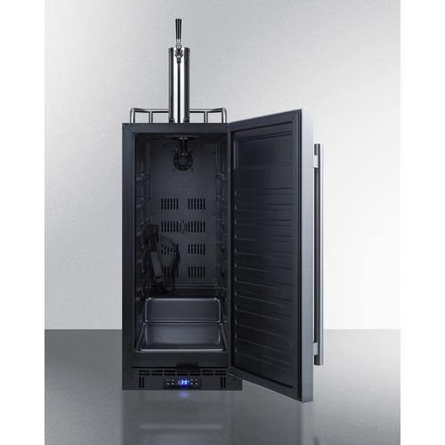 Summit Beer Dispensers 15" 2.9 cu.ft. Stainless Steel Single Tap Built-In Kegerator Summit Beer Dispensers 15" 2.9 cu.ft. Stainless Steel Single Tap Built-In Kegerator
