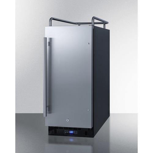Summit Beer Dispensers 15" 2.9 cu.ft. Stainless Steel with Lock Built-In Kegerator Summit Beer Dispensers 15" 2.9 cu.ft. Stainless Steel with Lock Built-In Kegerator