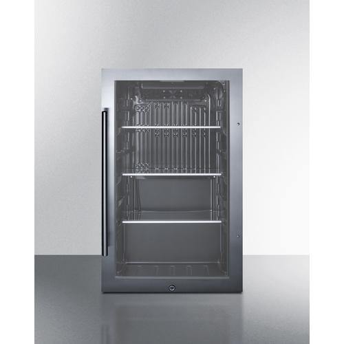 Summit Beverage Center Shallow Depth Indoor/Outdoor Beverage Cooler, ADA Compliant Summit Beverage Center Shallow Depth Indoor/Outdoor Beverage Cooler, ADA Compliant
