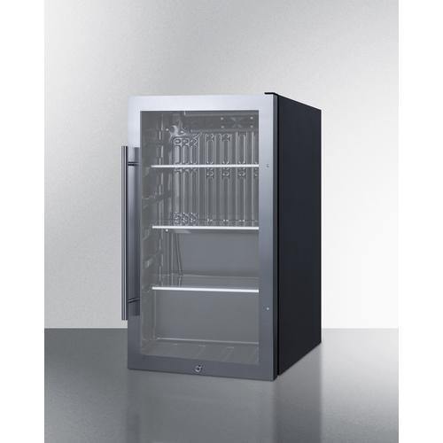 Summit Beverage Center Shallow Depth Indoor/Outdoor Beverage Cooler, ADA Compliant Summit Beverage Center Shallow Depth Indoor/Outdoor Beverage Cooler, ADA Compliant