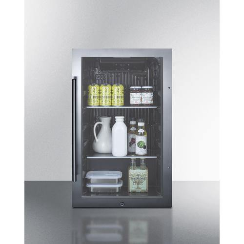 Summit Beverage Center Shallow Depth Indoor/Outdoor Beverage Cooler, ADA Compliant Summit Beverage Center Shallow Depth Indoor/Outdoor Beverage Cooler, ADA Compliant