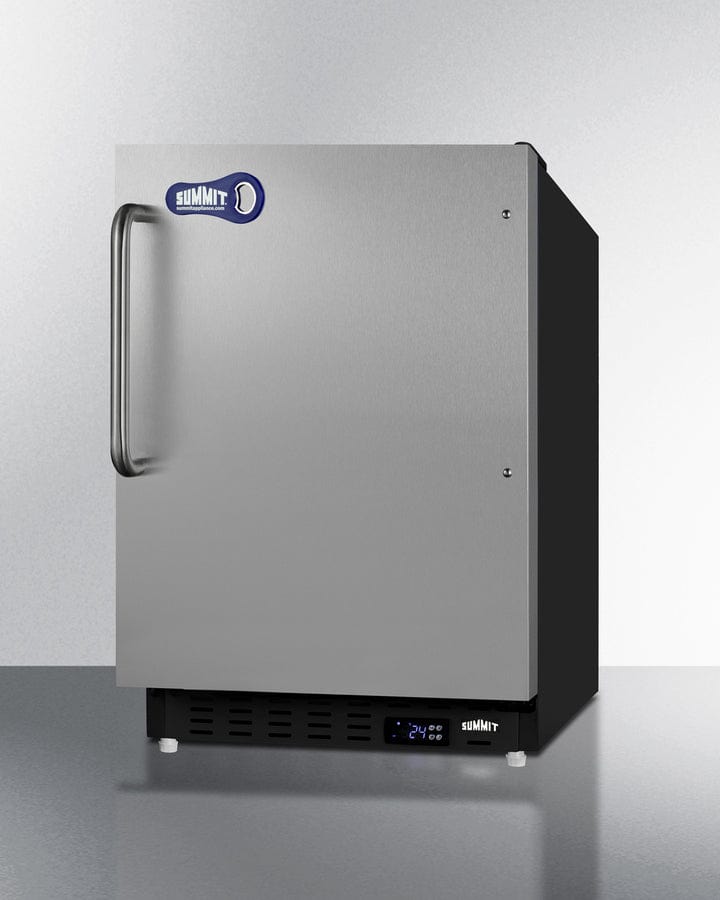Summit Beverage Center Summit® Cold Cavern Series 2.7 Cu. Ft. Stainless Steel Beer Cooler/Kegerator - ALFZ37BSSTBFROST Summit Beverage Center Summit® Cold Cavern Series 2.7 Cu. Ft. Stainless Steel Beer Cooler/Kegerator - ALFZ37BSSTBFROST