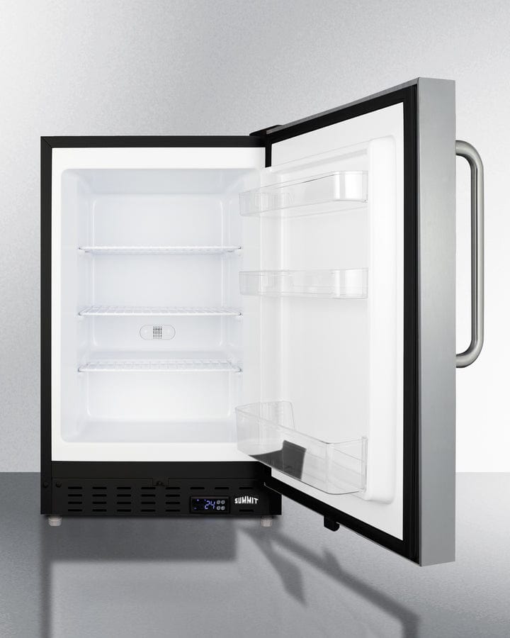 Summit Beverage Center Summit® Cold Cavern Series 2.7 Cu. Ft. Stainless Steel Beer Cooler/Kegerator - ALFZ37BSSTBFROST Summit Beverage Center Summit® Cold Cavern Series 2.7 Cu. Ft. Stainless Steel Beer Cooler/Kegerator - ALFZ37BSSTBFROST