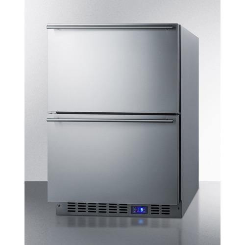 Summit Classic All-Refrigerator 24" Wide Built-In 2-Drawer All-Refrigerator Summit Classic All-Refrigerator 24" Wide Built-In 2-Drawer All-Refrigerator