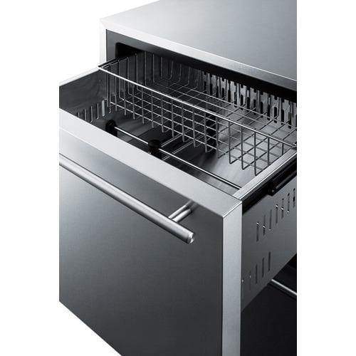 Summit Classic All-Refrigerator 24" Wide Built-In 2-Drawer All-Refrigerator Summit Classic All-Refrigerator 24" Wide Built-In 2-Drawer All-Refrigerator