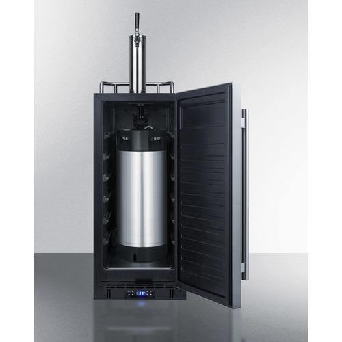 Summit Coffee Kegerators 15" 2.9 cu.ft. Stainless Steel Single Tap Built-In Coffee Kegerator Summit Coffee Kegerators 15" 2.9 cu.ft. Stainless Steel Single Tap Built-In Coffee Kegerator
