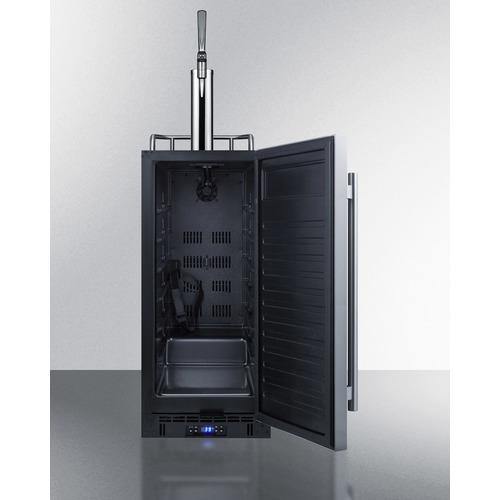 Summit Coffee Kegerators 15" 2.9 cu.ft. Stainless Steel Single Tap Built-In Nitro Coffee Kegerator Summit Coffee Kegerators 15" 2.9 cu.ft. Stainless Steel Single Tap Built-In Nitro Coffee Kegerator