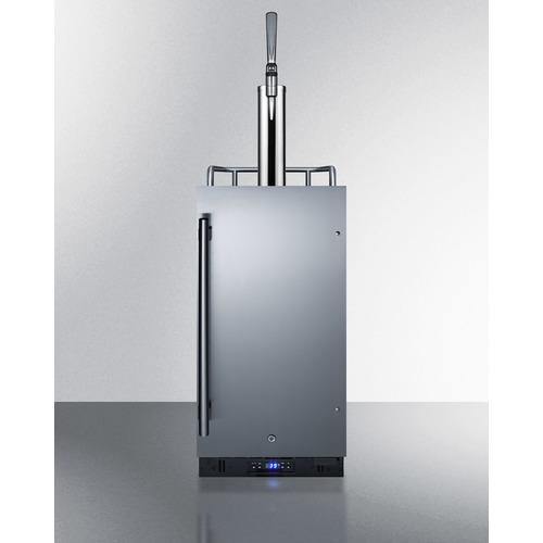 Summit Coffee Kegerators 15" 2.9 cu.ft. Stainless Steel Single Tap Built-In Nitro Coffee Kegerator Summit Coffee Kegerators 15" 2.9 cu.ft. Stainless Steel Single Tap Built-In Nitro Coffee Kegerator