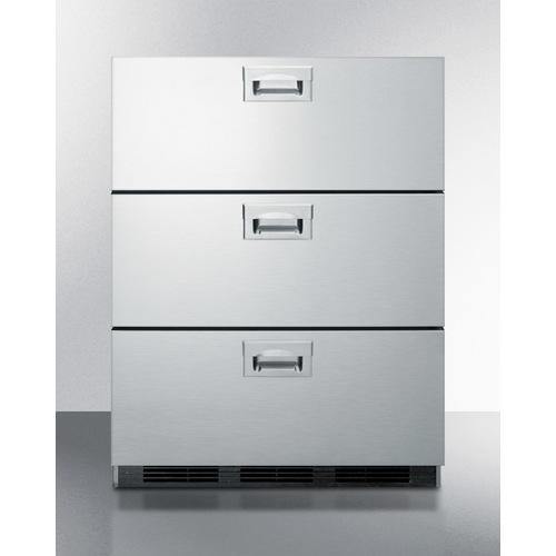Summit Commercial All-Refrigerator 24" Wide 3-Drawer All-Refrigerator, ADA Compliant Summit Commercial All-Refrigerator 24" Wide 3-Drawer All-Refrigerator, ADA Compliant