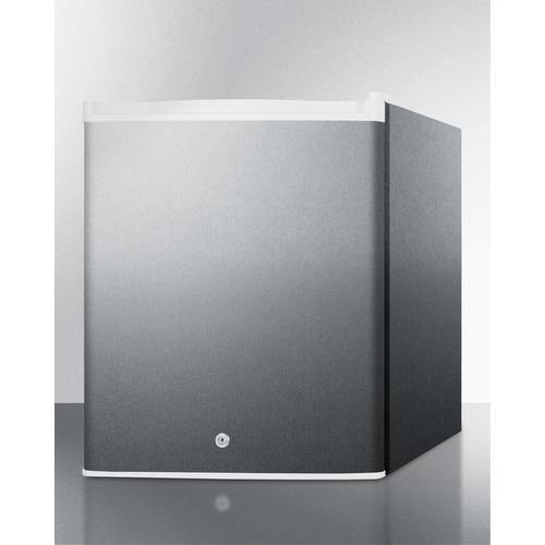 Summit Commercial All-Refrigerators Commercial 17" 1.7 Cu. Ft. Stainless Steel Built-In Compact Refrigerator