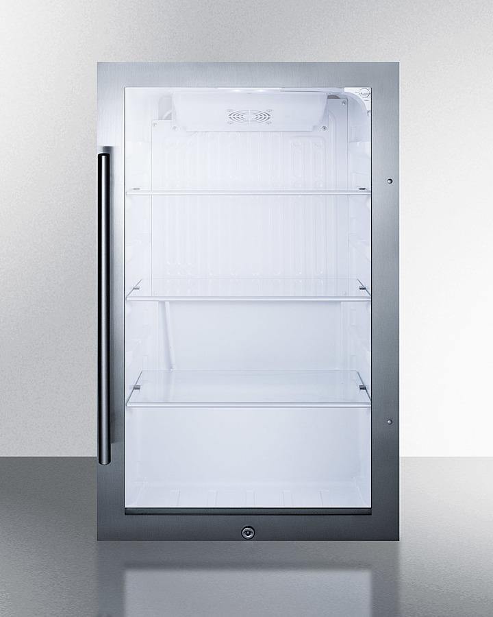 Summit Commercial Beverage Center Shallow Depth Indoor/Outdoor Beverage Cooler Summit Commercial Beverage Center Shallow Depth Indoor/Outdoor Beverage Cooler