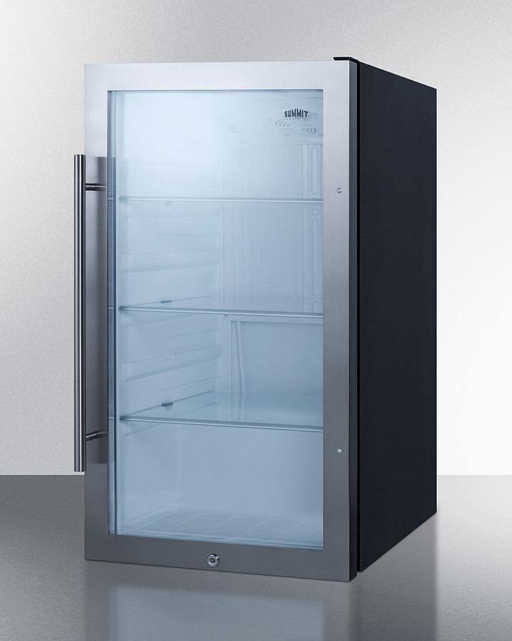 Summit Commercial Beverage Center Shallow Depth Indoor/Outdoor Beverage Cooler Summit Commercial Beverage Center Shallow Depth Indoor/Outdoor Beverage Cooler