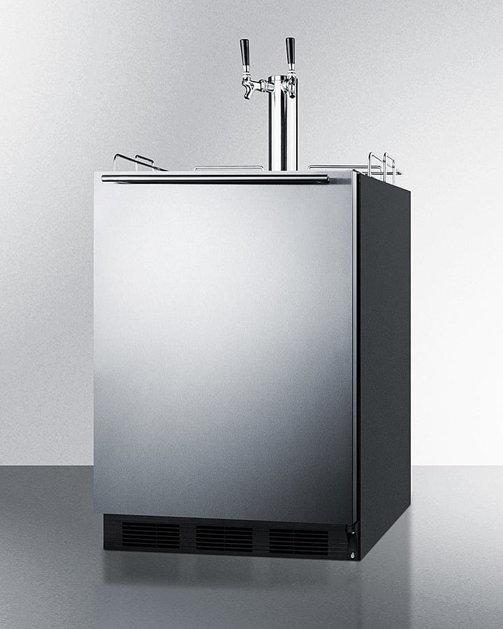 Summit Commercial Kegerators Summit - 24" Wide Built-In Wine Kegerator, ADA Compliant | SBC58BLBIADAWKDTWIN Summit Commercial Kegerators Summit - 24" Wide Built-In Wine Kegerator, ADA Compliant | SBC58BLBIADAWKDTWIN