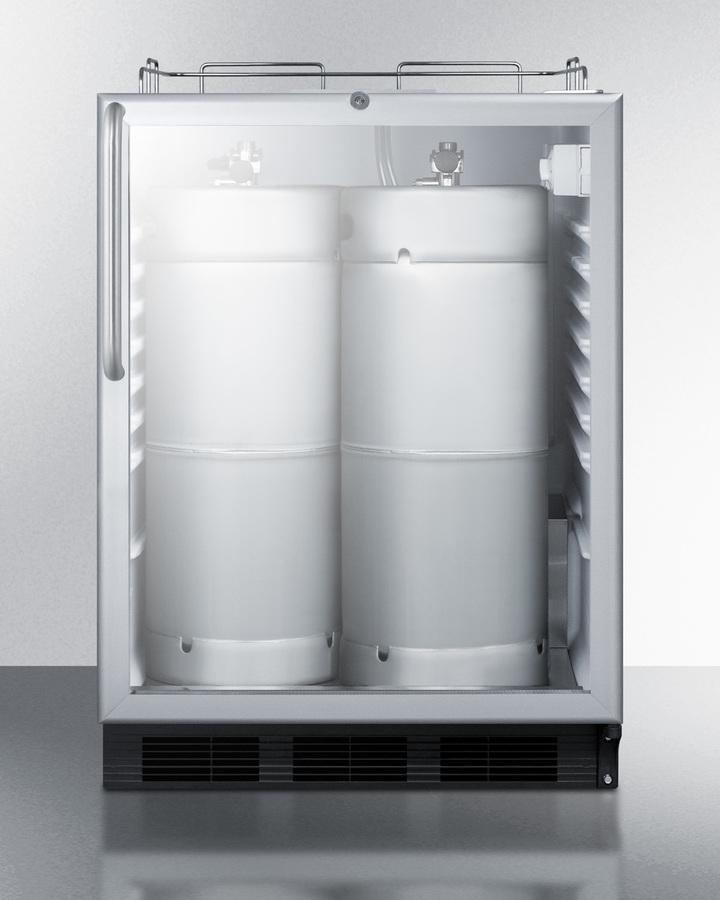 Summit Commercial Undercounter, ADA Beer Dispenser 24" Wide Built-In Beer Dispenser, ADA Compliant Summit Commercial Undercounter, ADA Beer Dispenser 24" Wide Built-In Beer Dispenser, ADA Compliant