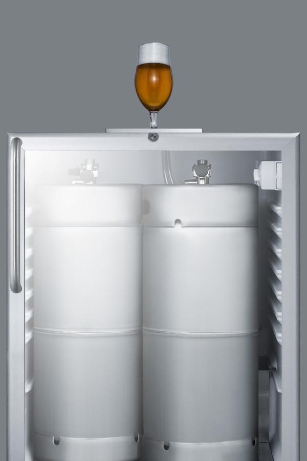 Summit Commercial Undercounter, ADA Beer Dispenser 24" Wide Built-In Beer Dispenser, ADA Compliant Summit Commercial Undercounter, ADA Beer Dispenser 24" Wide Built-In Beer Dispenser, ADA Compliant