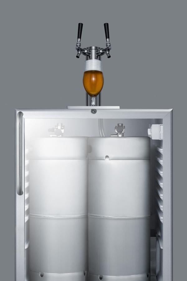 Summit Commercial Undercounter, ADA Beer Dispenser 24" Wide Built-In Beer Dispenser, ADA Compliant Summit Commercial Undercounter, ADA Beer Dispenser 24" Wide Built-In Beer Dispenser, ADA Compliant