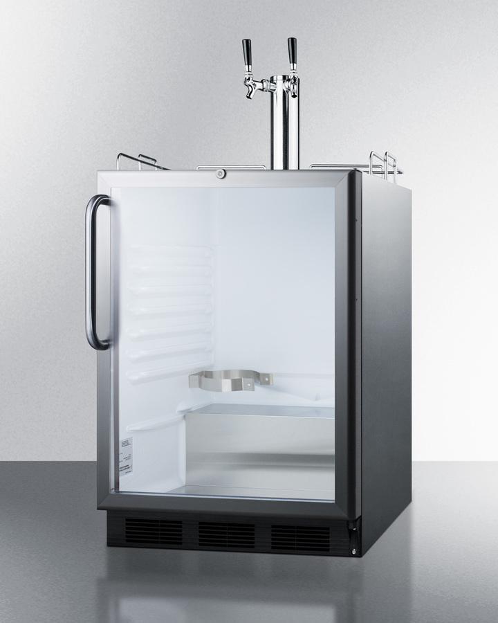 Summit Commercial Undercounter, ADA Beer Dispenser 24" Wide Built-In Beer Dispenser, ADA Compliant Summit Commercial Undercounter, ADA Beer Dispenser 24" Wide Built-In Beer Dispenser, ADA Compliant