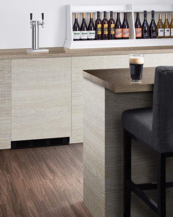 Summit Commercial Undercounter, ADA Beer Dispenser 24" Wide Built-In Kegerator, ADA Compliant Summit Commercial Undercounter, ADA Beer Dispenser 24" Wide Built-In Kegerator, ADA Compliant
