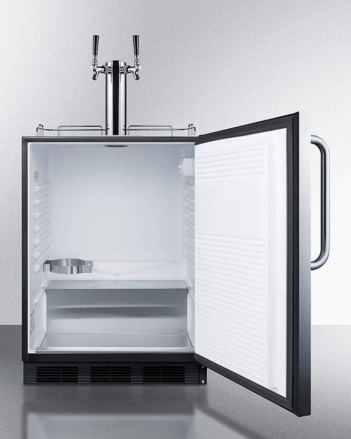Summit Commercial Undercounter, ADA Beer Dispenser 24" Wide Built-In Kegerator, ADA Compliant Summit Commercial Undercounter, ADA Beer Dispenser 24" Wide Built-In Kegerator, ADA Compliant