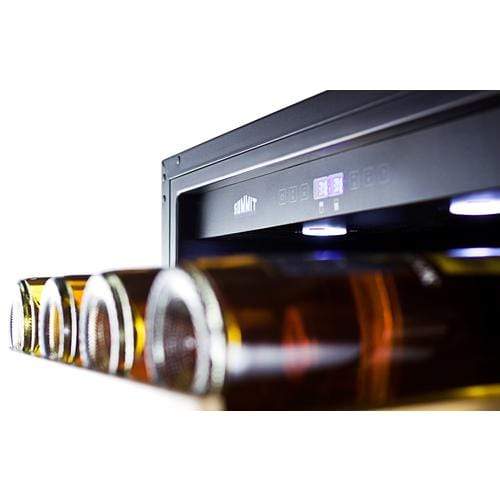 Summit Full Size Wine Cellars Dual zone design to store red and white wine under the right conditions Summit Full Size Wine Cellars Dual zone design to store red and white wine under the right conditions