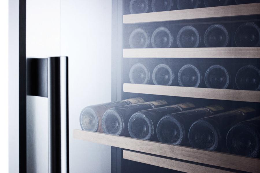 Summit Full Size Wine Cellars Full 171 bottle storage capacity, with a stainless steel wrapped cabinet for lasting luxury Summit Full Size Wine Cellars Full 171 bottle storage capacity, with a stainless steel wrapped cabinet for lasting luxury