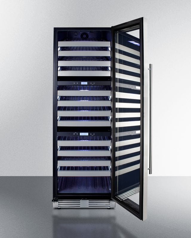 Summit Full Size Wine Cellars Summit® 24" Triple Zone Wine Cellar - SWCP1988T Summit Full Size Wine Cellars Summit® 24" Triple Zone Wine Cellar - SWCP1988T