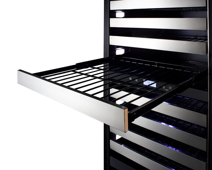 Summit Full Size Wine Cellars Summit® 24" Triple Zone Wine Cellar - SWCP1988TCSS Summit Full Size Wine Cellars Summit® 24" Triple Zone Wine Cellar - SWCP1988TCSS