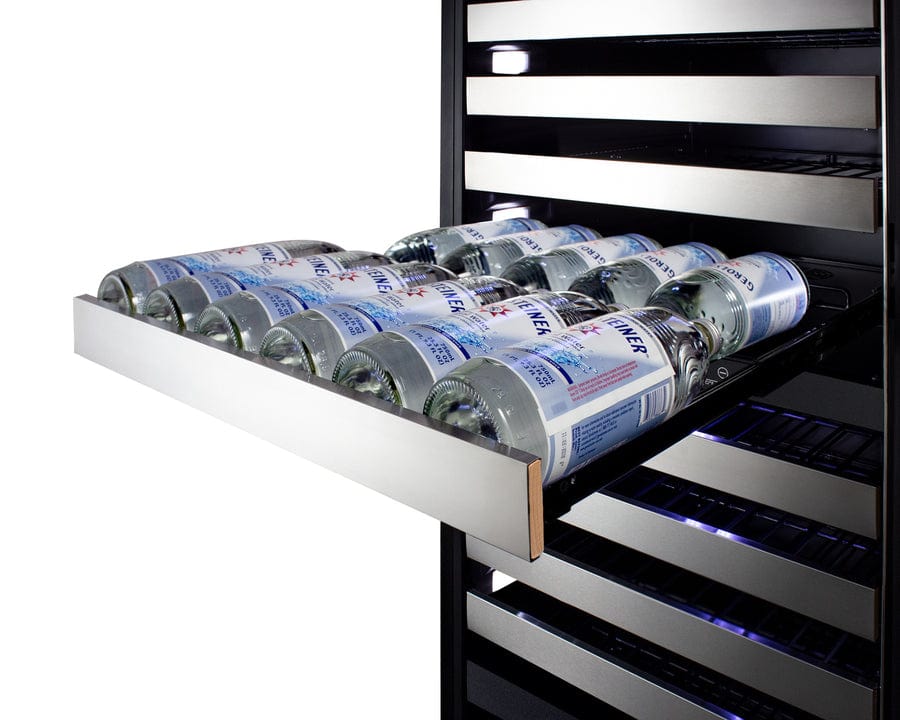 Summit Full Size Wine Cellars Summit® 24" Triple Zone Wine Cellar - SWCP1988TCSS Summit Full Size Wine Cellars Summit® 24" Triple Zone Wine Cellar - SWCP1988TCSS