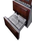 Summit Full Size Wine Cellars Summit® 24" Wide Combination Dual-Zone Wine Cellar and 2-Drawer All-Refrigerator (Panels Not Included) | SWCDAR24PNR Summit Full Size Wine Cellars Summit® 24" Wide Combination Dual-Zone Wine Cellar and 2-Drawer All-Refrigerator (Panels Not Included) | SWCDAR24PNR