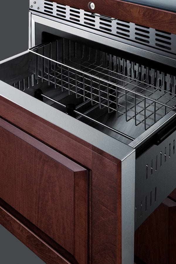 Summit Full Size Wine Cellars Summit® 24" Wide Combination Dual-Zone Wine Cellar and 2-Drawer All-Refrigerator (Panels Not Included) | SWCDAR24PNR Summit Full Size Wine Cellars Summit® 24" Wide Combination Dual-Zone Wine Cellar and 2-Drawer All-Refrigerator (Panels Not Included) | SWCDAR24PNR