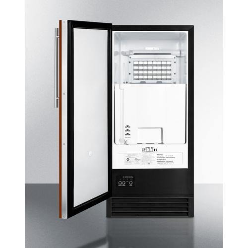 Summit Ice Makers Commercial Series 15" Custom Panel Built-In Ice Maker - ADA Compliant Summit Ice Makers Commercial Series 15" Custom Panel Built-In Ice Maker - ADA Compliant