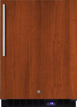 Summit Outdoor All-Freezer 24 Inch Outdoor Undercounter Freezer with 3 Adjustable Chrome Shelves, Automatic Defrost, Exterior Digital Thermostat, LED Lighting, Sabbath Mode and Reversible Door Hinge: Panel Ready