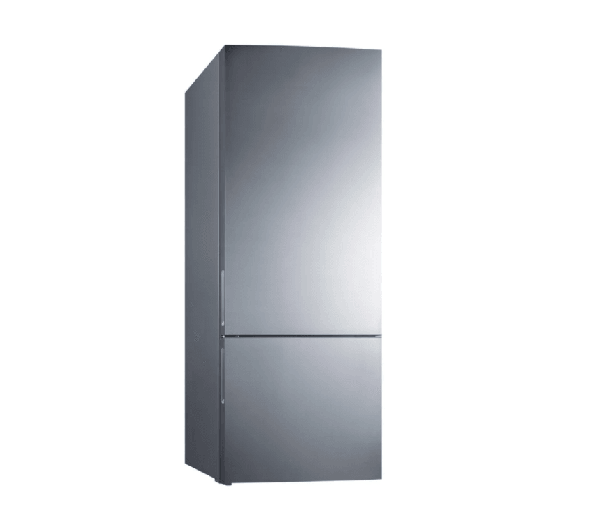 Summit Refrigeration 27 in. 14.8 cu. ft. Bottom Freezer Refrigerator in Stainless Steel, Counter Depth Summit Refrigeration 27 in. 14.8 cu. ft. Bottom Freezer Refrigerator in Stainless Steel, Counter Depth
