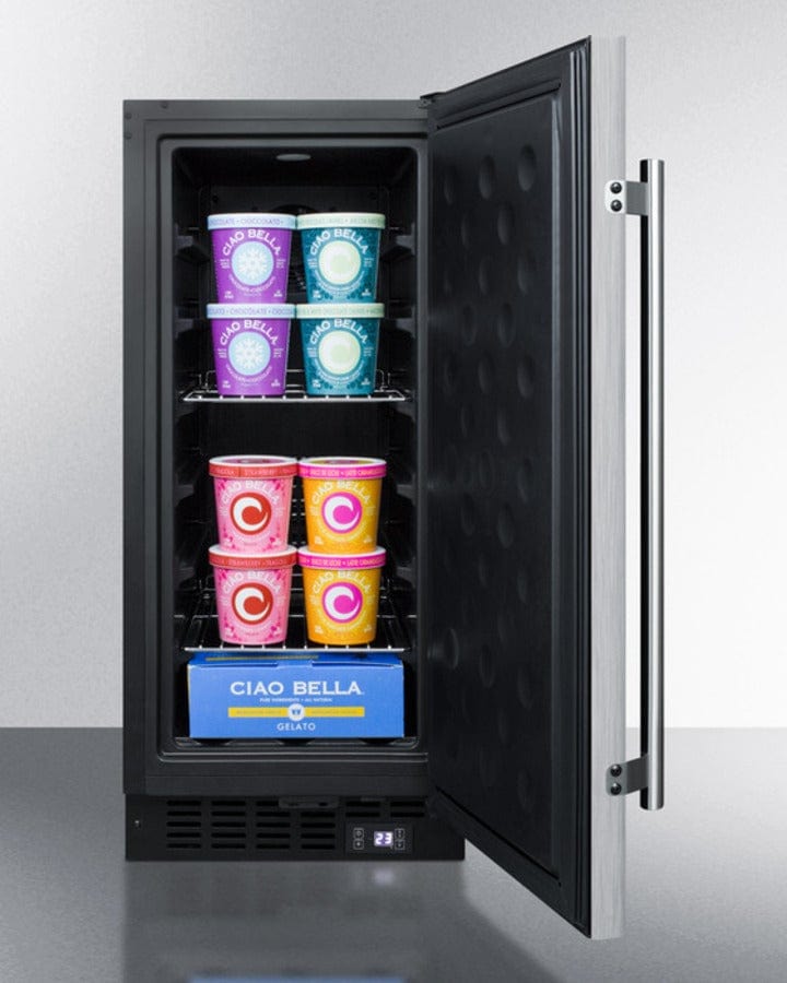 Summit Refrigerator-Freezer 15" Built-In All-Freezer Summit Refrigerator-Freezer 15" Built-In All-Freezer